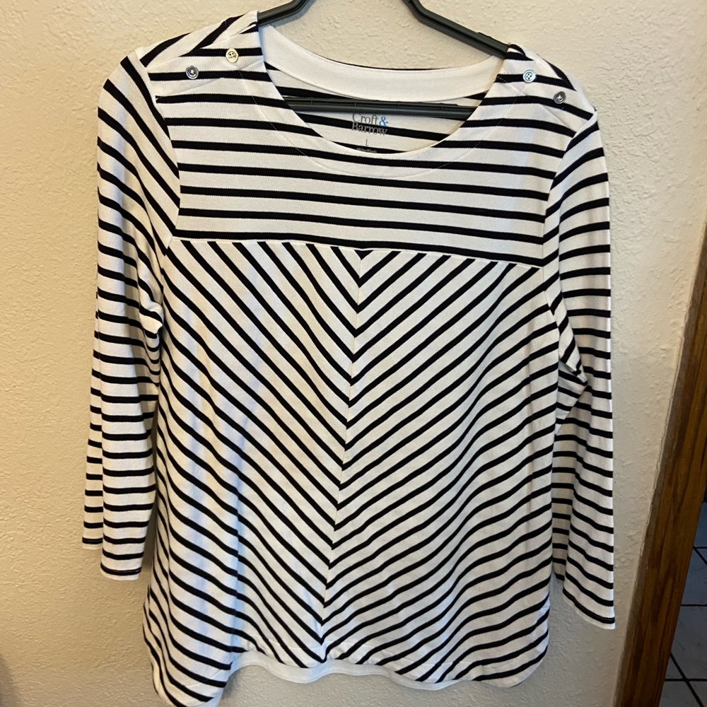 NWOT Croft and barrow striped top